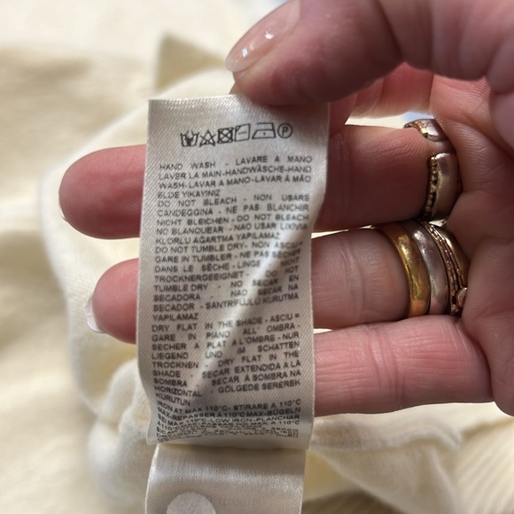 Diesel Wool Blend Cream and Blue Sweater Size XS - Picture 11 of 11